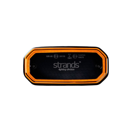 SLD FOR9T SCALE ÄÄRIVALO ORANSSI 5M JOHDOLLA, 10-40V IP67 ECE R148(R91)/R10, 116X54X22MM