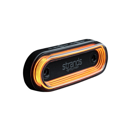 SLD FOR9T GRAVITY ÄÄRIVALO ORANSSI 2,5M JOHDOLLA 10-40V IP67 ECE R10.06/R148, 115X41X23MM