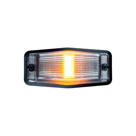 IZE LED SILVER ARROW DOUBLE BURNER, ÄÄRIVALO/VAROITUSVALO, HOPEA, IP69K, 125X52X32MM