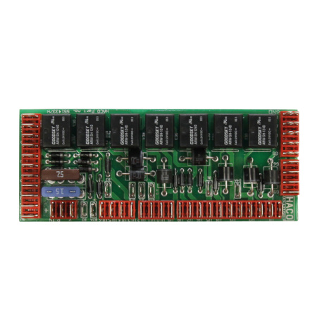 HACO ZEPRO/FOCO PIIRIKORTTI PCB SZH 7 RELETTÄ