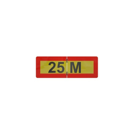 VBG TUNNUSKILPI MODUULIAJONEUVOON 25M, TAITTUVA