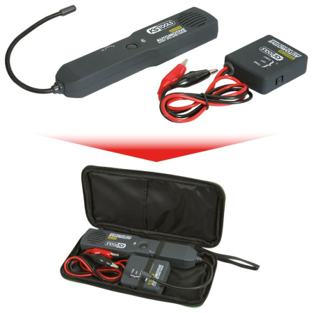 KS TOOLS OIKOSULKUTESTERI 12-42V JÄRJESTELMIIN, SIS. 2X 9V PARISTOA