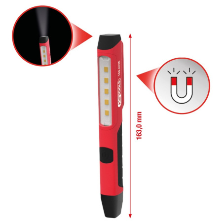 KS TOOLS PERFECTLIGHT-TARKASTUSVALAISIN 100LUM, 5+1-LEDIÄ