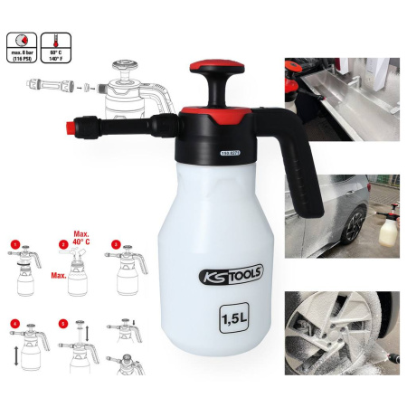 KS TOOLS PAINEPUMPPUVAAHDOTIN, 1,5 L