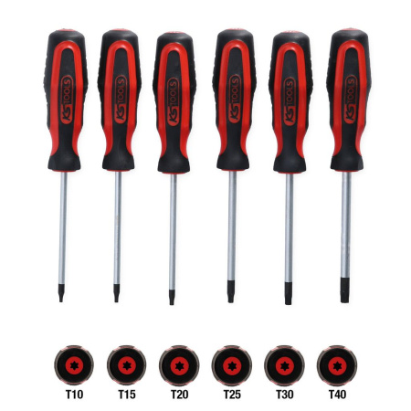 ERGOTORQUEPLUS SCREWDRIVER SET, TORX, 6 PCS