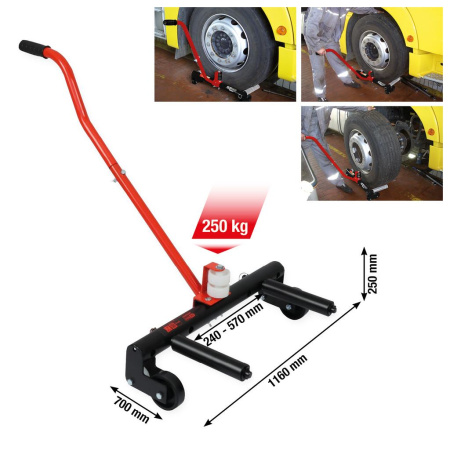 KS TOOLS PERFORMANCE XXL-PYÖRÄNNOSTIN, 250 KG