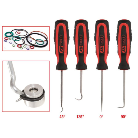 KS TOOLS KOUKKUTYÖKALUSARJA, 4-OS.