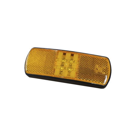 ERMAX LED-SIVUVALO 9-33V KELTAINEN, 0,5M JOHDOLLA