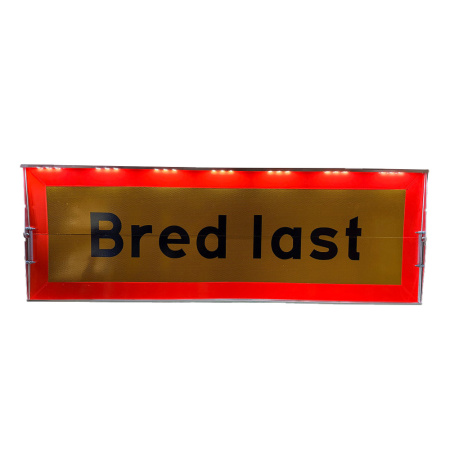 BRED LAST -VAROITUSKYLTTI 1200X400MM, TAITETTAVA, KEHYS VALAISTU LED-VALOILLA