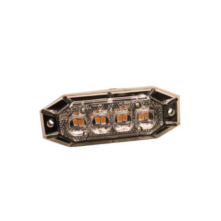 LED-TASOVILKKU 8W 10-30V ECE R10/R65 CLASS I 95X14X35MM IP69K