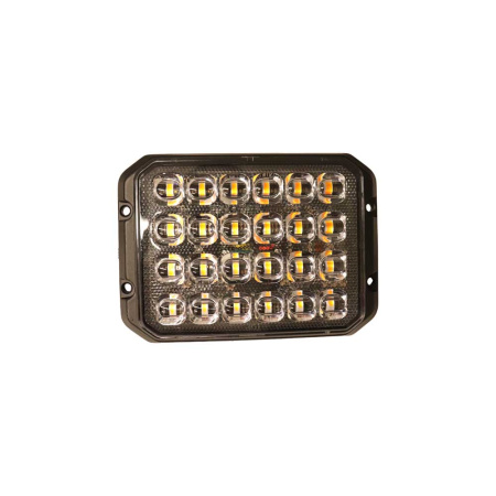 LED-TASOVILKKU 24W 10-30V ECE R10/R65 CLASS II 125,5X17X89,5MM IP69K