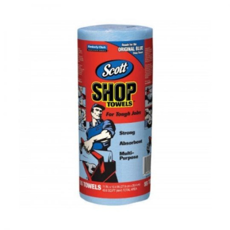 SCOTT® SHOP TOWELS TEHOPAPERIPYYHE, SININEN, 55ARK/RLL, 28X25CM (30RLL/LTK)