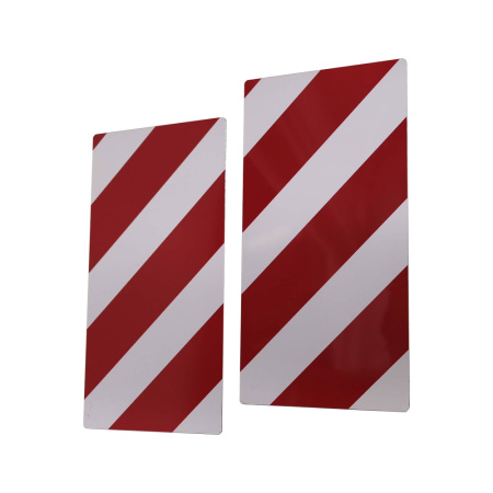 VAIHTOLAVAN MERKINTÄKILPIPARI, 150X300 VALK/PUN, PUN HEIJASTAVA, "MARIANNEKILPI"