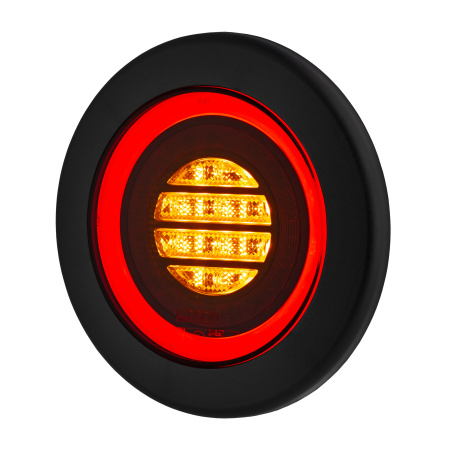LEDSON BREEZE R1 LED-TAKAVALO 3-TOIM. TAKA-/ JARRU-/ VILKKU, SAVULASI 10-48V ECE R10/R148 IP67/IP69K 