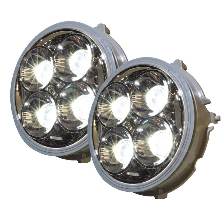 LEDSON PÄIVÄAJOVALOSARJA DRL VALKOINEN 4-LED, SCANIA 4-/R-SRJ, ECE R87 6000K